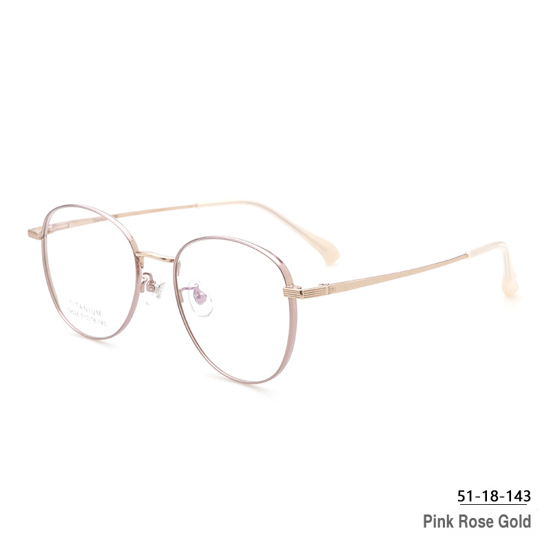 Retro Polygon Titanium Alloy Eyeglass Frame – G603