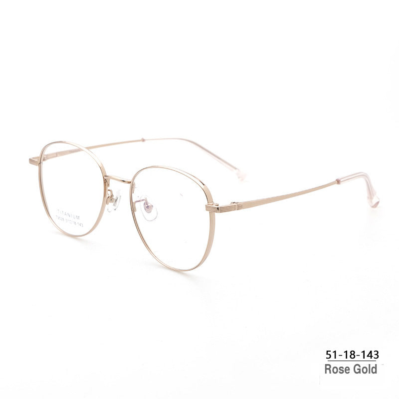 Retro Polygon Titanium Alloy Eyeglass Frame – G603